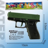 儿童夏季打水仗玩具-网红格洛克手动回弹水枪6696-黑绿
