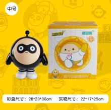 儿童益智摆件储蓄罐-蛋仔派对大容量存钱罐-黑蛋（中号）AB-8814