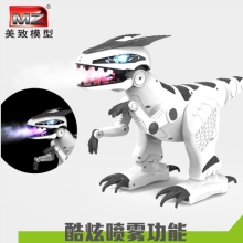 美致-仿生遥控智能玩具-大号遥控喷雾恐龙（颜色随机）JQ3003