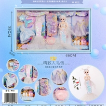 女孩玩具-芭比娃娃换装秀-12寸美人鱼套装M922